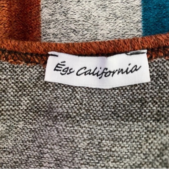 Egs California NWOT Sleeveless Striped Knit Empire Waist Maxi Dress w/Pockets - Picture 10 of 10